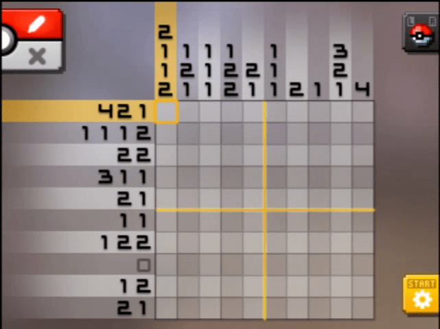 pokemon picross solutions 11-08 pokemon picross solutions 11-08
